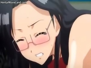 Innocent brunette anime hoe sucks cock part4
