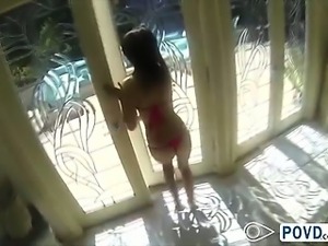 Sexy pornstar Tiffany Fox in awesome 3D audio POV fuck where she squirts