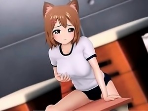 Cat girl 3D hentai