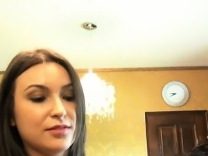 Slutty hairdresser anal fucked in the salon for alot of cash