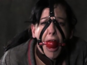 Maledom using tens punishment on mouth gagged bitch