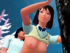 Hentai 3D public sex