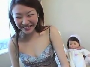Pregnant asian teen babe visits doctor