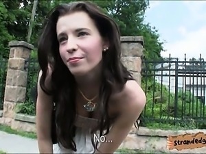 Amateur teen Elisabeth banged and filmed by couple swinger
