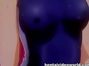Big boobs hentai movie with lesbo fun in pool