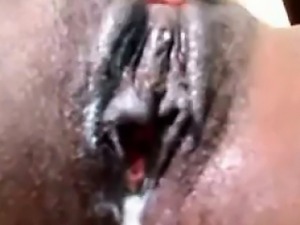Soaking Wet Black Pussy