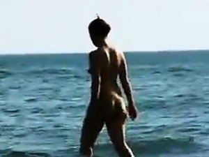 Naked Girl A The Beach