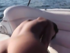 Ebony drilled hard on a small boat