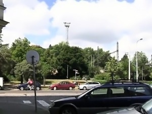 Czech blonde amateur fucked in park in public
