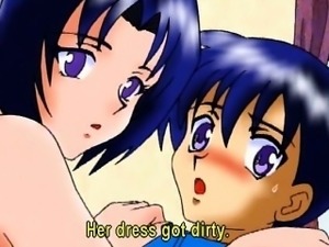 Busty anime mom hot riding dick