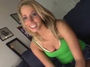 Pick Up Teen Strips And Gives A Blowjob