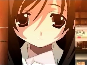 Innocent anime schoolgirl blows stiff