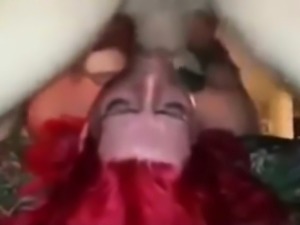 Horny amateur redhead chick Facefuck