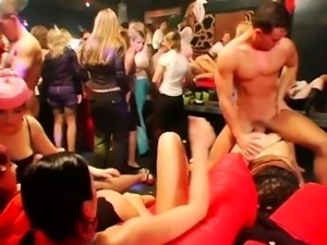 Devilish hawt girls are giving wicked pleasures during orgy
