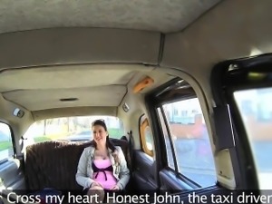 Ashleys taxi ride ends up with riding the taxi drives dick