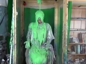 Eww! Gross Nasty Slime Is Dumped On A Girl For Cheating On Her Boyfriend