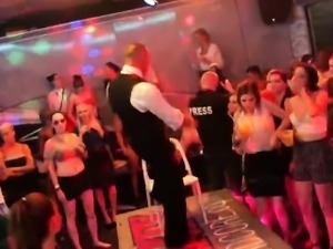 Kinky chicks get totally insane and nude at hardcore party
