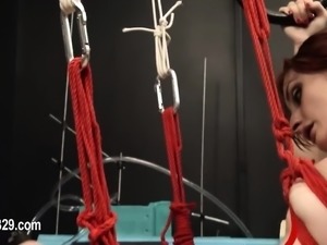 To much of rope and gentle BDSM submissive sex