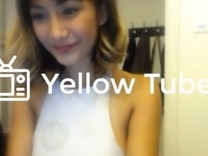 Gorgeous Shy Blonde Hawaiian Teen In Dress Shows Off Big Boobs on Webcam