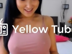 Thick Asian Babe with Big Tits &amp; Hard Nipples