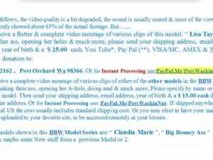 15th BBW xXxL Web Cam Model (Promo Series)