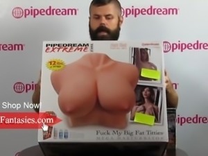 Fuck My Big Fat Titties Realistic Boobs Masturbator - Sex Toys For Men