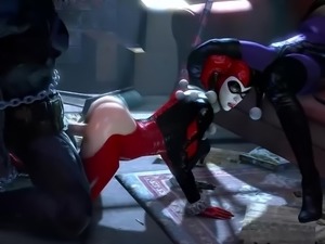 Harley Quinn dominates Batman