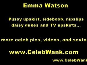 Emma Watson Pussy Upskirts and Nipslips