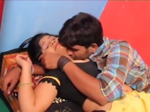 Lovely Indian milf housewife is seduced by a young man