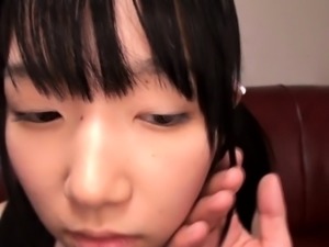 Pigtails nippon tiny toyed with vib on clit
