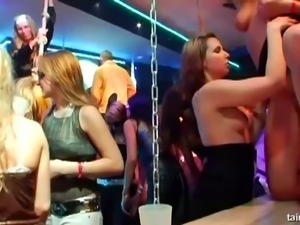 Big party goes nasty with the ladies who want to get laid