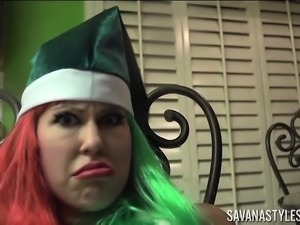 Savana Styles Evil Elf Squirting Mess!