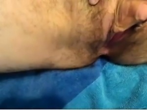 Hairy pussy big clit no sound