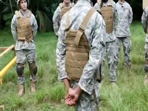 Hairy  gay sex movie and army porn His big rock-hard cock!