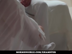 Mormongirlz - Romantic sex with his young new wife