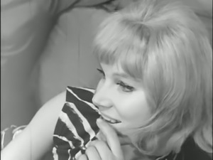 Black and white retro porn with softcore lesbian action