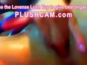 Shake PLUSHCAM Lovense Lush Toy Wet Pussy Squirting Compilation 5