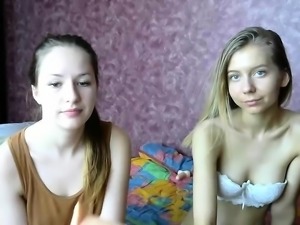 Sexy Blonde Striptease on my webcam