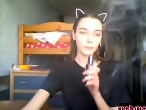 Teen amateur fucks on webcam