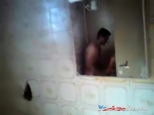 Filmed By Friends Fucking in Shower
