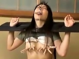 Kinky Asian babe with lovely tits gets pumped full of cock