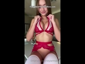Onlyfans leak cute teen with big tits riding a dildo