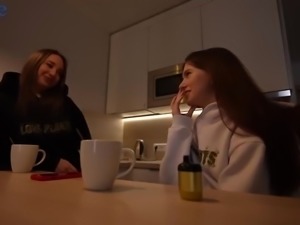 Hot Russian sluts decided to have erotic lesbian sex