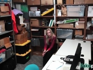 Teen Thief Sierra Nicole Gets Banged In Office