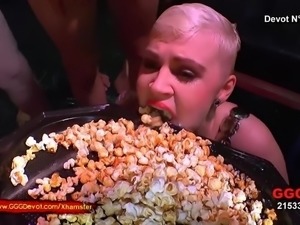 Amy Pink - Cum Piss and Pop Corn - GGGDevot